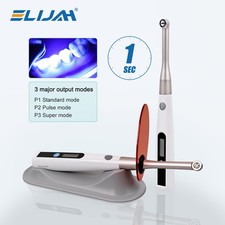 Lampada LED polimerizzazione dentale wireless 1 secondo luce cura 800-1400mw/cm² rotazione 360°