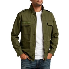 Giacca Militare Da Uomo Surplus Esercito Campo Khaki Tactical Nuova