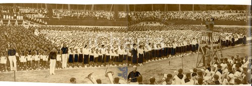 1936 roma campo dux discorso - roma,