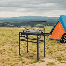 Barbecue a Carbone Portatile Pieghevole per BBQ, Barbecue Moderno per Campeggio Esterno