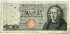 ITALY - Columbus - 5,000 Lire