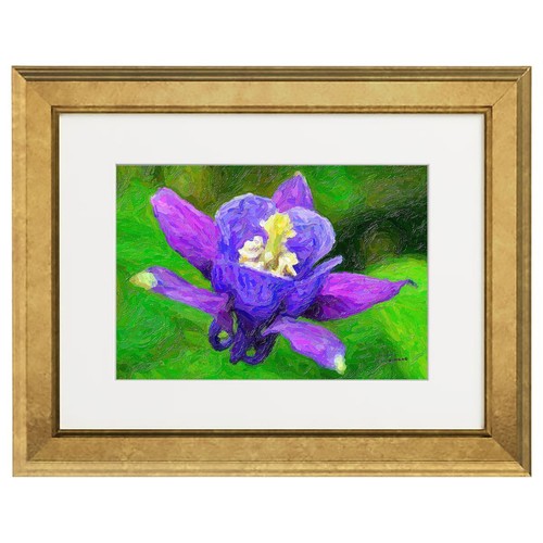 Stampa arte viola - stampa,