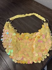 Borsa a tracolla gialla con