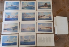 1999 - COSTA CROCIERE - NR.10 CARTOLINE - STEPHEN J. CARD - RIPRODUZIONE QUADRI