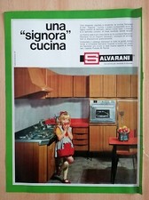 SALVARANI CUCINA PUBBLICITÀ ADVERTISING DEL 1967 CM. 30 X 23 