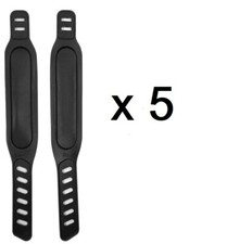 5 COPPIE DI CINGHIE PER PEDALI GENERICI PER CYCLETTE BIKE RECUMBENT VERTICAL ...
