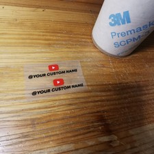 Decalcomanie casco bici nome