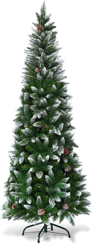 Albero natale innevato - albero,