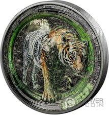 TIGER Other Life 3 oz moneta argento 20$ Isole Cook 2025