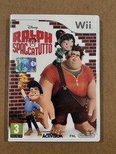 RALPH SPACCATUTTO DISNEY Wii Nintendo Originale Completo Pal  ITA - Ottimo