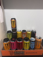 Lotto 13 Lattine Monster Energy DrinkRare VUOTE Shipping Available!