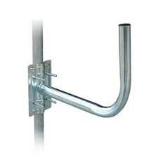 Supporto Per Antenna Staffa Palo Muro Satellitare Parabola Distanza Da 25-45 cm