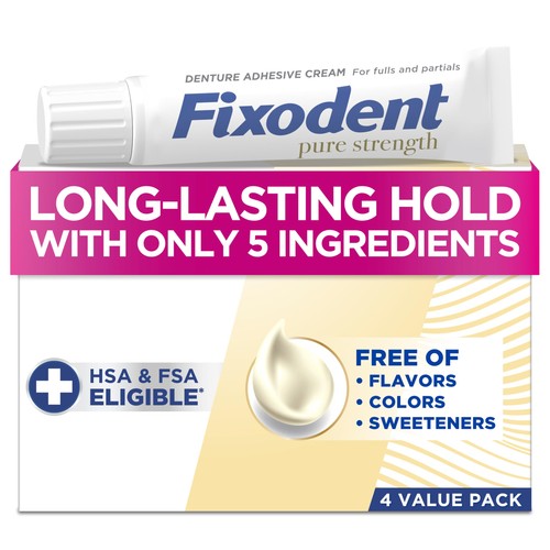 Fixodent pure strength adesivo - fixodent,
