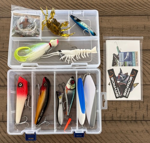 Kit esche pesca surf - kit,