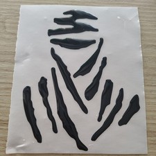 Adesivo resinato logo dakar - resinato, 3d