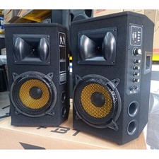 CASSE ACUSTICHE AUDIO AMPLIFICATE ATTIVE KARAOKE BLUETOOTH USB SD MP3 Radio FM