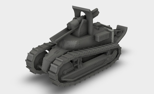 Semovente 105 scafo - scafo, renault