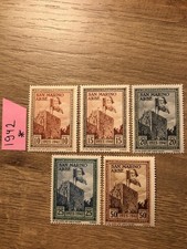 Francobolli san marino 1942 - francobolli,
