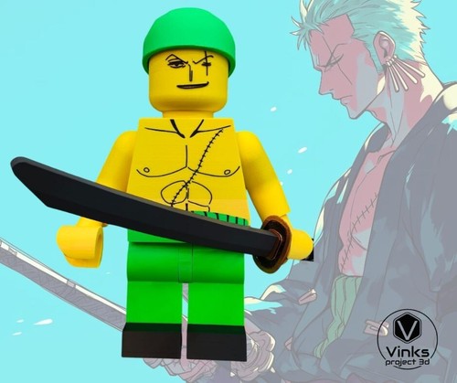 One piece roronoa zoro lego - roronoa,