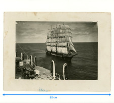 Veliero Priwall Nave Scuola Tedesca Foto Conte Biancamano 1931