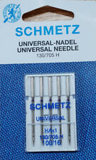 AGHI SCHMETZ PER MACCHINA DA CUCIRE - AGHI UNIVERSALI - cartina da 5 pz n°100/16