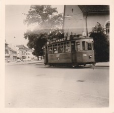 15812 - Fotografia tram filobus Yaset Cigarettes città da identificare, germania