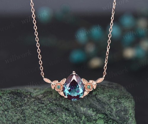 Collana alessandrite taglio