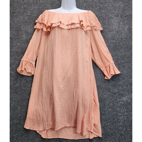 Mini abito donna boho spalle