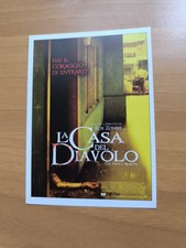 LA CASA DEL DIAVOLO - CARTOLINA CIAK 2005 MINI LOCANDINA COLLEZIONE CINEMA