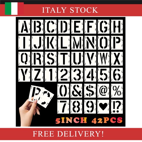 Stencil lettere alfabeto - stencil,