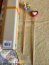 Thun 2 Stick da vaso farfalla e cuore con scatola