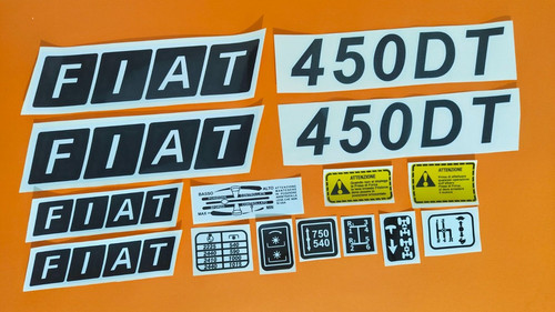 Adesivi decalcomanie fiat 450 - fiat,