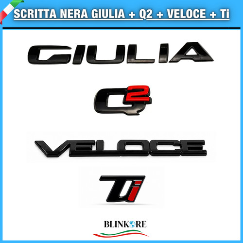 Kit scritte stemma logo alfa - stemma,