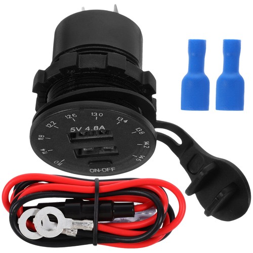 1pz caricabatteria auto doppia - 1pz,