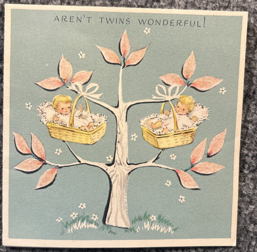 Biglietto auguri vintage - auguri,