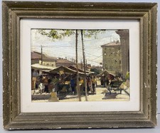 ANTICO DIPINTO OLIO TELA