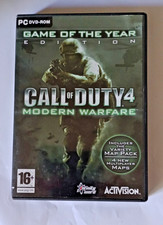 Call of Duty 4 Modern Warfare PC DVD-ROM, Edizione Gioco dell'Anno con Manuale