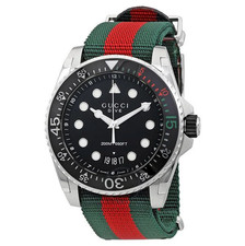 Gucci Dive Black Dial Green