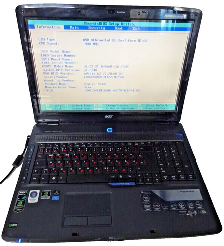 Notebook acer aspire 7530g - notebook,