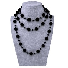 Collana lunga cristalli - collana,