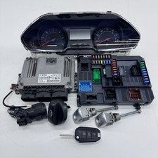 PEUGEOT 208 MK1 KIT ECU 9807886180 CONTROLLO MOTORE 5DR 68HP 1.4 HDI 8 ORE 12-15