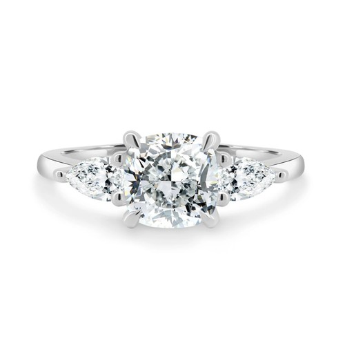 Anello platino con - anello, in