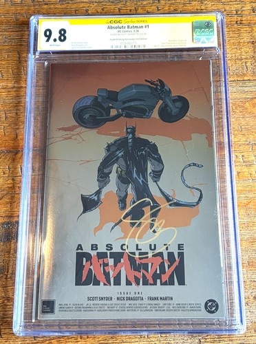 Absolute batman cgc 9 8 - batman, ss