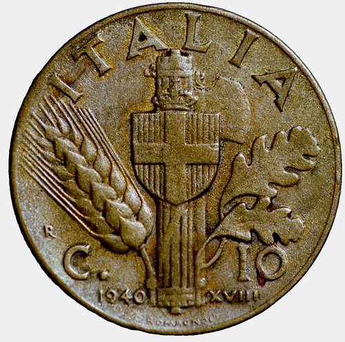 Italia centesimi 1940 - 10,