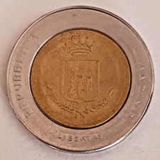 Moneta della repubblica san - repubblica, di