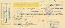Assegno bancario intertato BERNOCCO & BORGOGNO