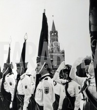 Foto vintage Mosca, Piazza Rossa, manifestazione dei pionieri, stampa 24x18 cm