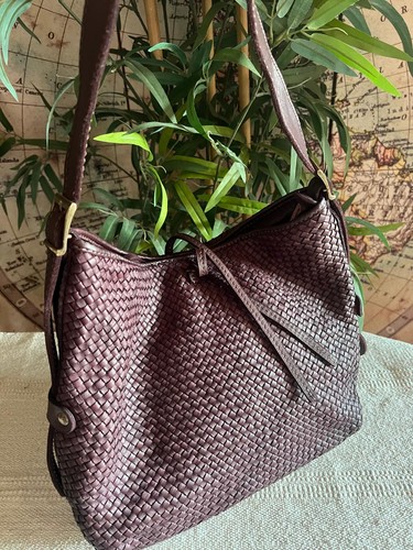 Borsa bisaccia vera - , pelle