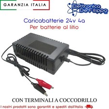 CARICABATTERIA PER BATTERIA AL PIOMBO 24V 4 AMP PER BICI ELETTRICHE