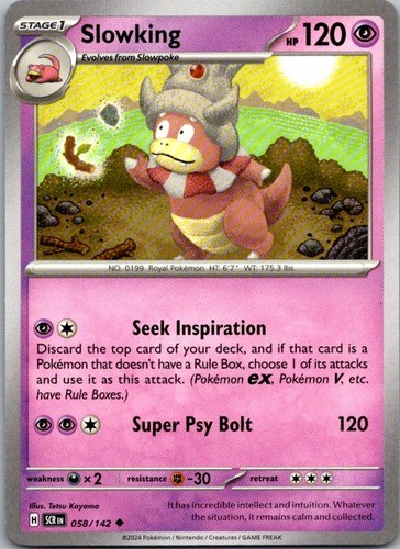 Slowking 142 uncommon - slowking, 58/142